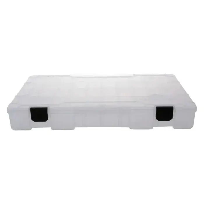 Tackle Box Single Clear Top, plastic tackle storage for hooks and sinkers, fits NZ brands tackle bags.