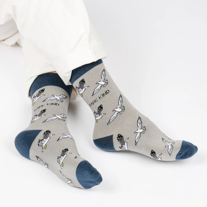 Barekind NZ Socks Save the Seagull Bamboo Socks Save the Seagull Bamboo Socks