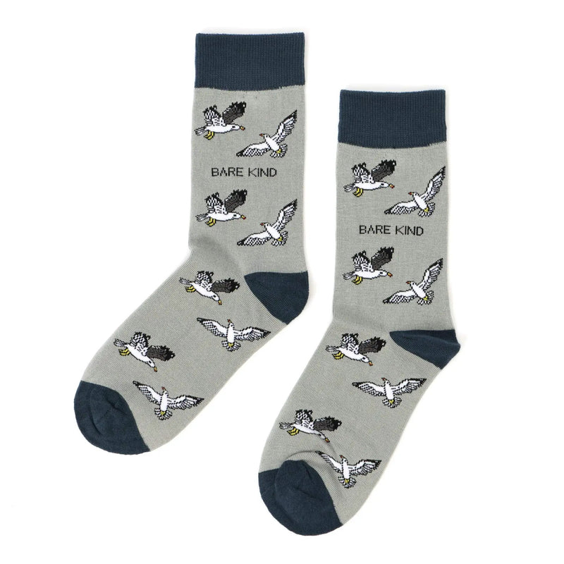 Save the Seagull Bamboo Socks by Barekind NZ