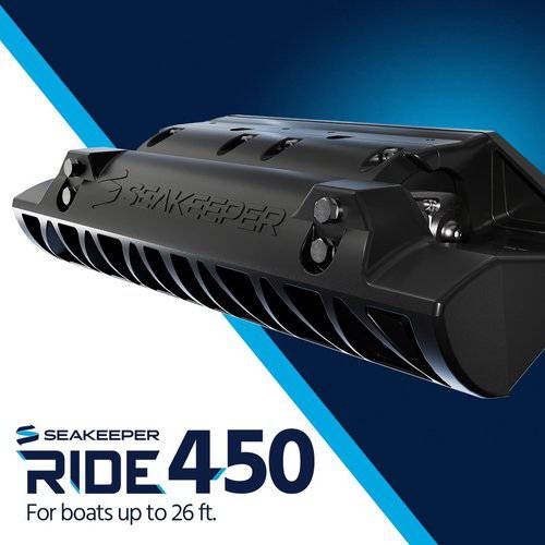 Seakeeper Ride 450 vessel attitude control system for boats up to 26 ft.