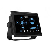 Seakeeper Ride 600 control display with intuitive interface for vessel attitude control system.