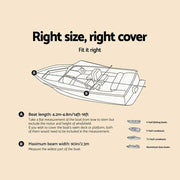 SportZone.co.nz Outdoor Recreation > Boating > Boating Accessories Seamanship 14 To 16ft Boat Cover Trailerable Marine Grade 600D Seamanship 14 To 16ft Boat Cover Marine Grade 600D