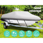 SportZone.co.nz Outdoor Recreation > Boating > Boating Accessories Seamanship 14 To 16ft Boat Cover Trailerable Marine Grade 600D Seamanship 14 To 16ft Boat Cover Marine Grade 600D