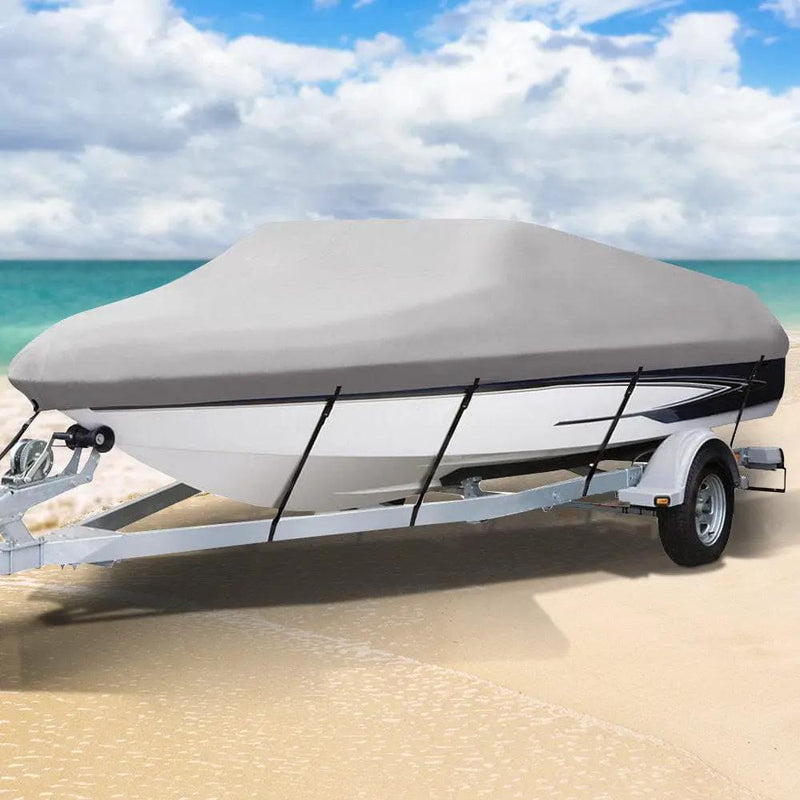 SportZone.co.nz Outdoor > Boating Trailerable Boat Cover 16 18.5 Ft Marine Grade 600D Polyester Trailerable Boat Cover 16 to 18.5 Ft 600D Polyester