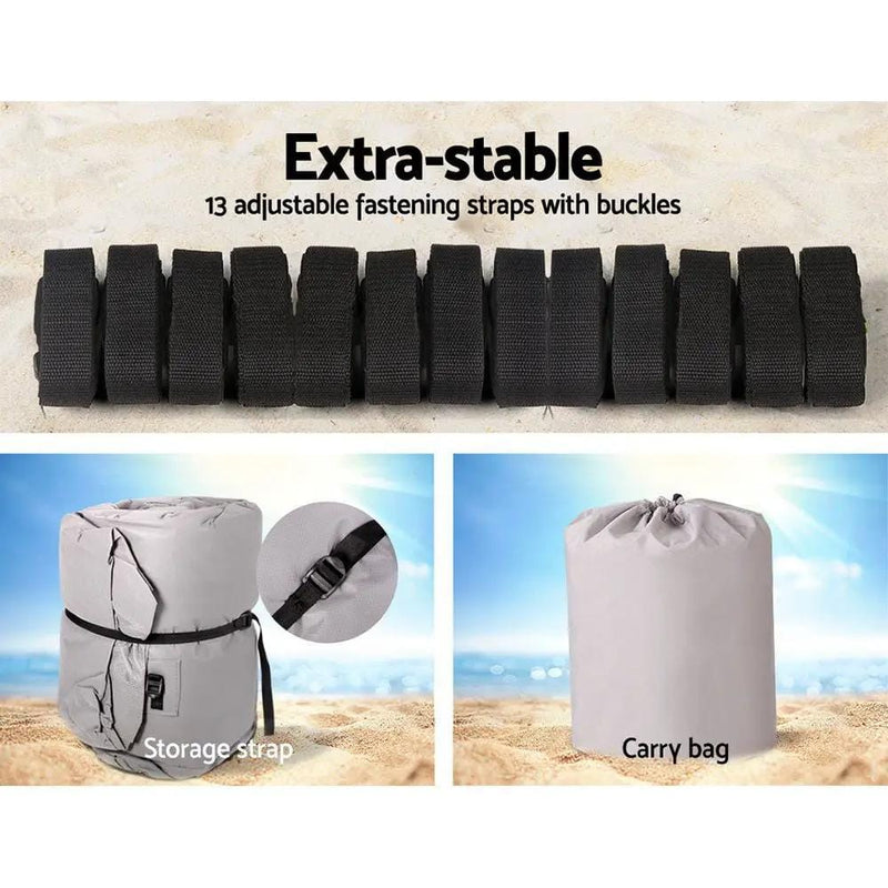 SportZone.co.nz Outdoor Recreation > Boating > Boating Accessories Seamanship 17 to 19ft Boat Cover Trailerable 600D Marine Heavy Duty Boat Cover 17 to 19ft Trailerable 600D PU Coated