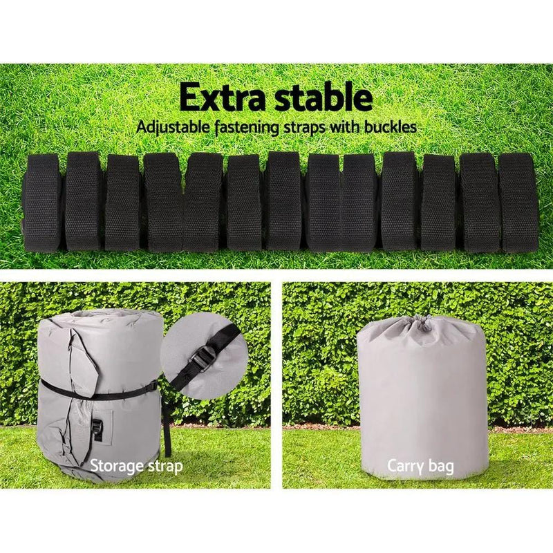 SportZone.co.nz Outdoor Recreation > Boating > Boating Accessories Seamanship 17 to 19ft Boat Cover Trailerable 600D Marine Heavy Duty Boat Cover 17 to 19ft Trailerable 600D PU Coated