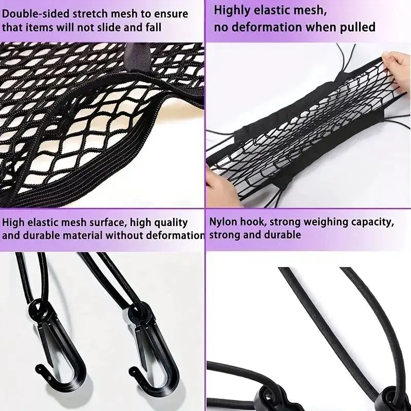 Seat Back Partition & Mesh Storage Net by Habicare