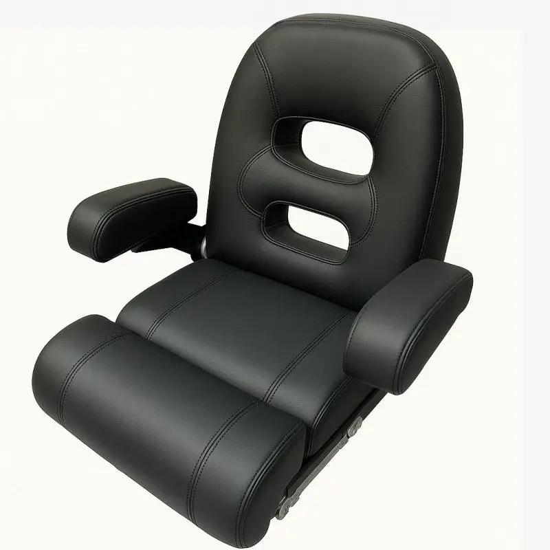 CAPTAINS DELUXE TALL CHAIR BLACK by Absolute Marine