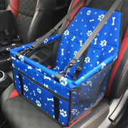 Waterproof Pet Cat Dog Car Seat Cover - Blue Pawn Bone by dealonline.co.nz