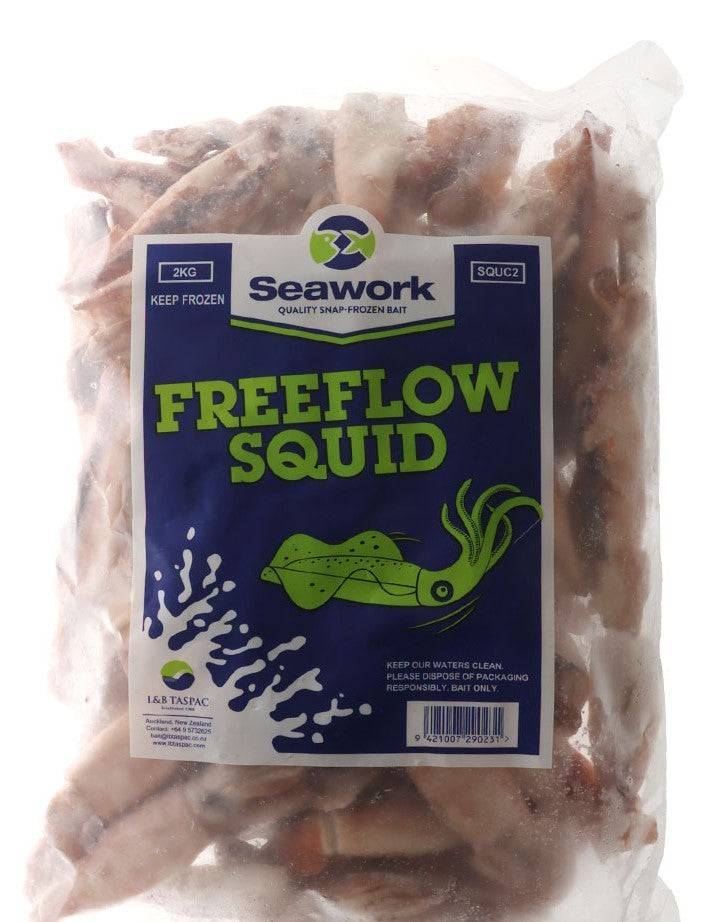 Seawork IQF Squid 2kg - Action Outdoors Kiwi