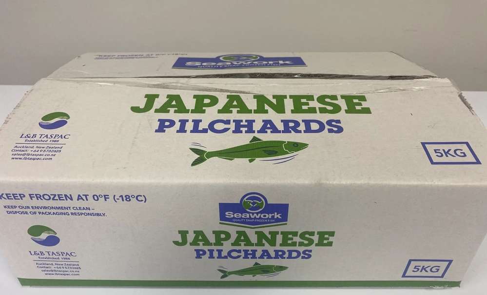 Seawork Japanese Pilchards Frozen Bait 5kg - Action Outdoors Kiwi