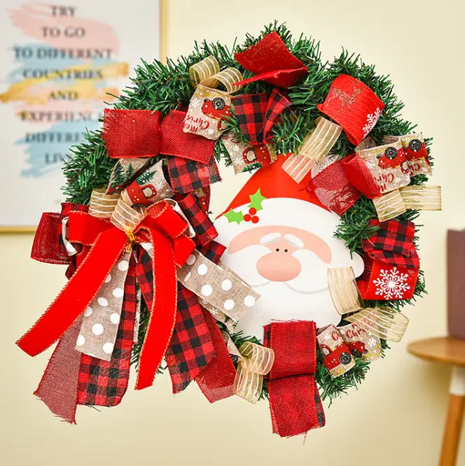 38cm Christmas Wreath Decoration by salelink.co.nz