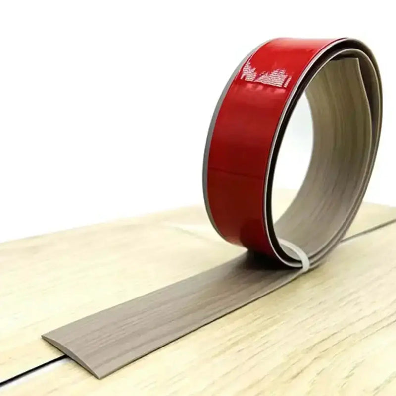 Self-Adhesive Vinyl Transition Strip – Floor Gap & Carpet Threshold Spacer (10 designs available) - 2m by Habicare