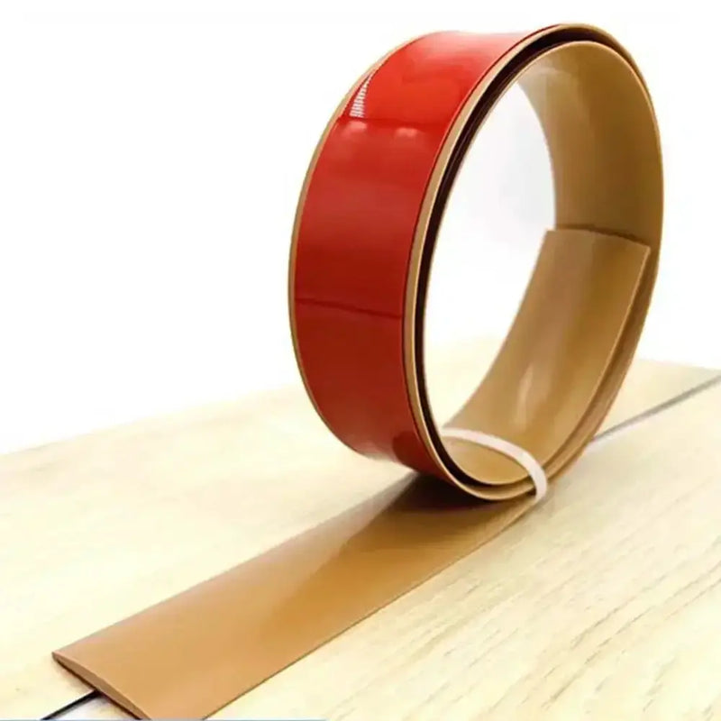 Self-Adhesive Vinyl Transition Strip – Floor Gap & Carpet Threshold Spacer (10 designs available) - 2m by Habicare