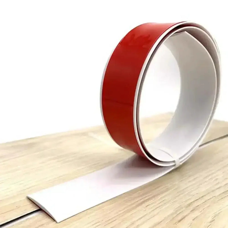 Self-Adhesive Vinyl Transition Strip – Floor Gap & Carpet Threshold Spacer (10 designs available) - 2m by Habicare