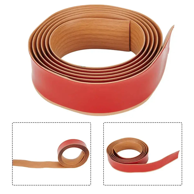 Self-Adhesive Vinyl Transition Strip – Floor Gap & Carpet Threshold Spacer (10 designs available) - 2m by Habicare
