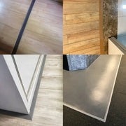 Self-Adhesive Vinyl Transition Strip – Floor Gap & Carpet Threshold Spacer (10 designs available) - 2m by Habicare