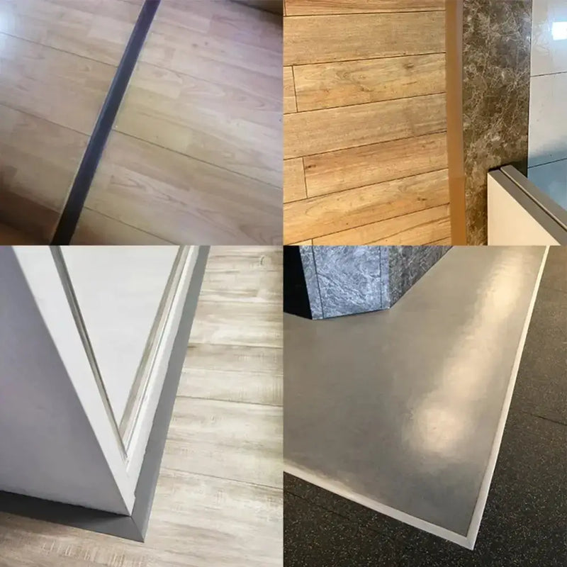Self-Adhesive Vinyl Transition Strip – Floor Gap & Carpet Threshold Spacer (10 designs available) - 2m by Habicare