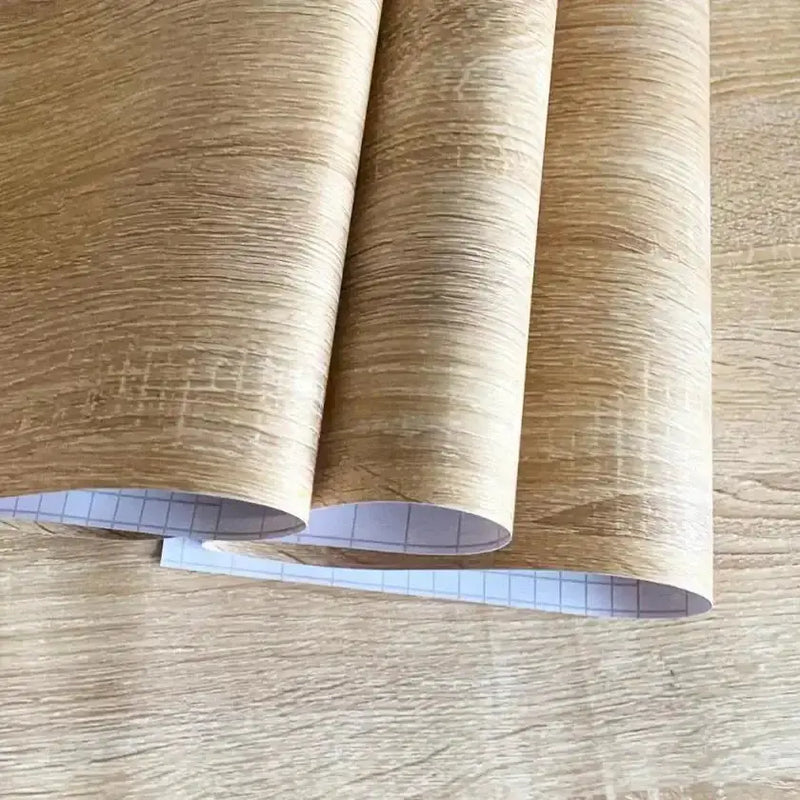 Self-Adhesive Wood Vinyl Wallpaper (6 sizes available) by Habicare