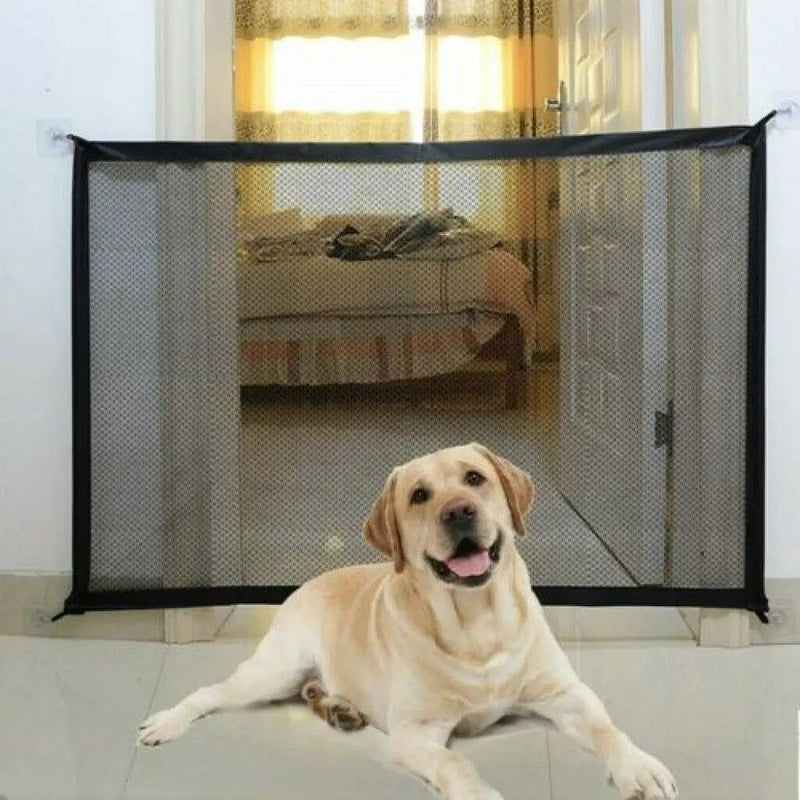 180x72cm Pet Gate Mesh Safe Fence Guard Stair Dog Net by salelink.co.nz
