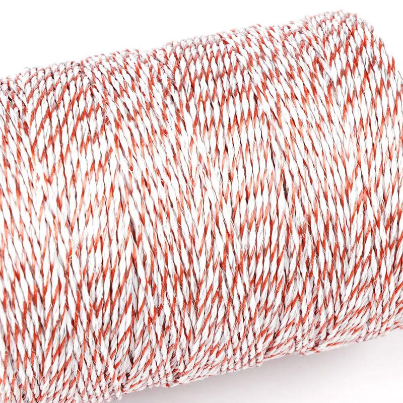 500m Roll Polywire Electric Fence Stainless Steel Poly Wire by salelink.co.nz