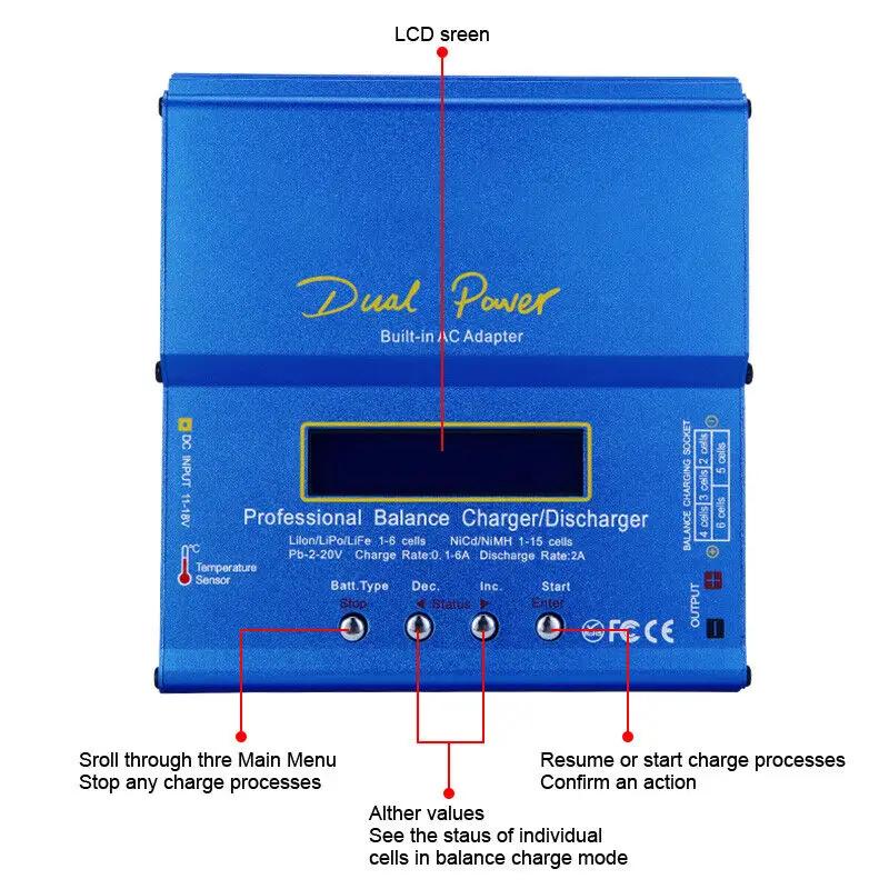 iMax B6AC 80W RC Lipo NiMh Digital Battery Balance Charger by salelink.co.nz