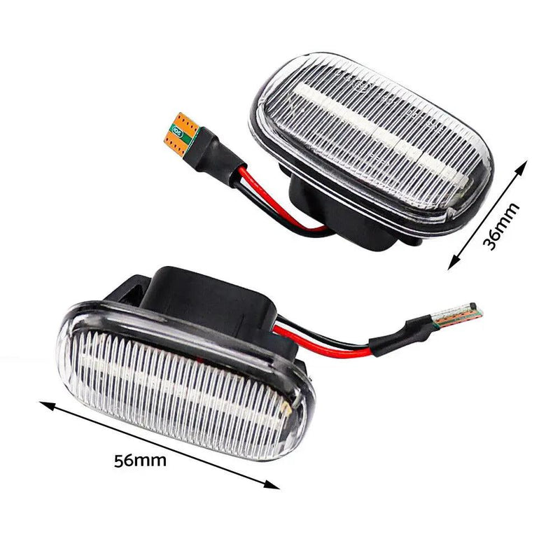 2x Suitable For Toyota Hilux Yaris Corolla RAV4 Lexus LED Side Indicator Lights by salelink.co.nz