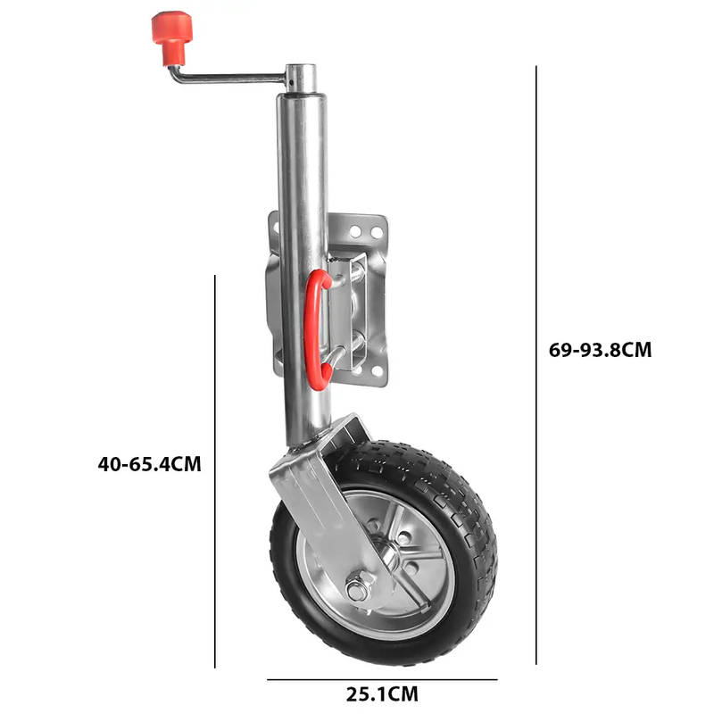 10'' Jockey Wheel 900kg 2000LBS Swing Up Solid Caravan Trailer Boat Heavy Duty by salelink.co.nz