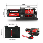 X-Bull Electric Winch 3000LBS by salelink.co.nz