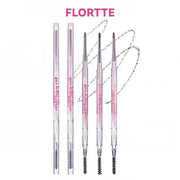 FLORTTE Nice To Meet Chu Slanted Eyebrow Pencil with Brush by Poppy Gifts