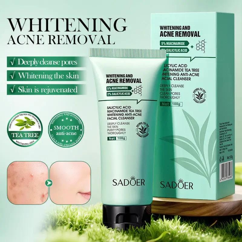 Poppy Gifts Skin Care Sadoer Salicylic Acid Niacinamide Tea Tree Anti Blemish Skincare 5 Piece Set Sadoer Salicylic Acid Niacinamide Tea Tree Set