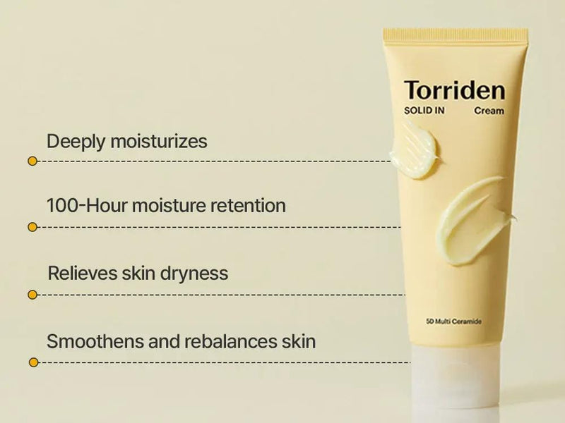 Torriden SOLID IN Ceramide Face Cream YELLOW by Poppy Gifts