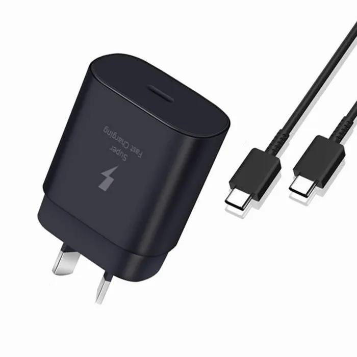 25W Super Fast Wall Charger Type-C Cable For Samsung Galaxy S25 24 22 S23 Ultra by salelink.co.nz