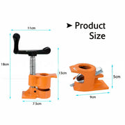 3/4'' Gluing Pipe Clamp 4 Pcs Heavy Duty WOODWORKING VICE TOOLS Wide Protect Pad by salelink.co.nz