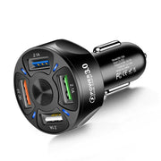 12V Car Cigarette Lighter Socket Dual QC3.0 USB Ports Fast Charger Power Adapter Car Charger by salelink.co.nz