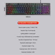 Shadow Mechanical Wired Gaming Keyboard (3 colours available) by Habicare