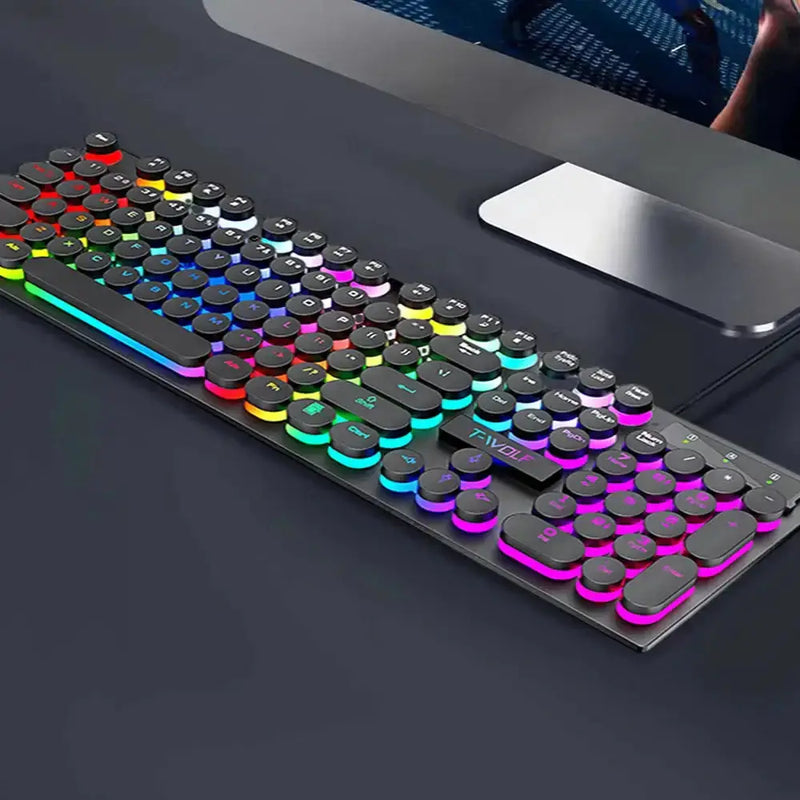 Shadow Mechanical Wired Gaming Keyboard (3 colours available) by Habicare