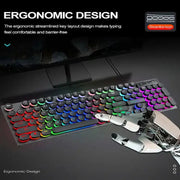 Shadow Mechanical Wired Gaming Keyboard (3 colours available) by Habicare