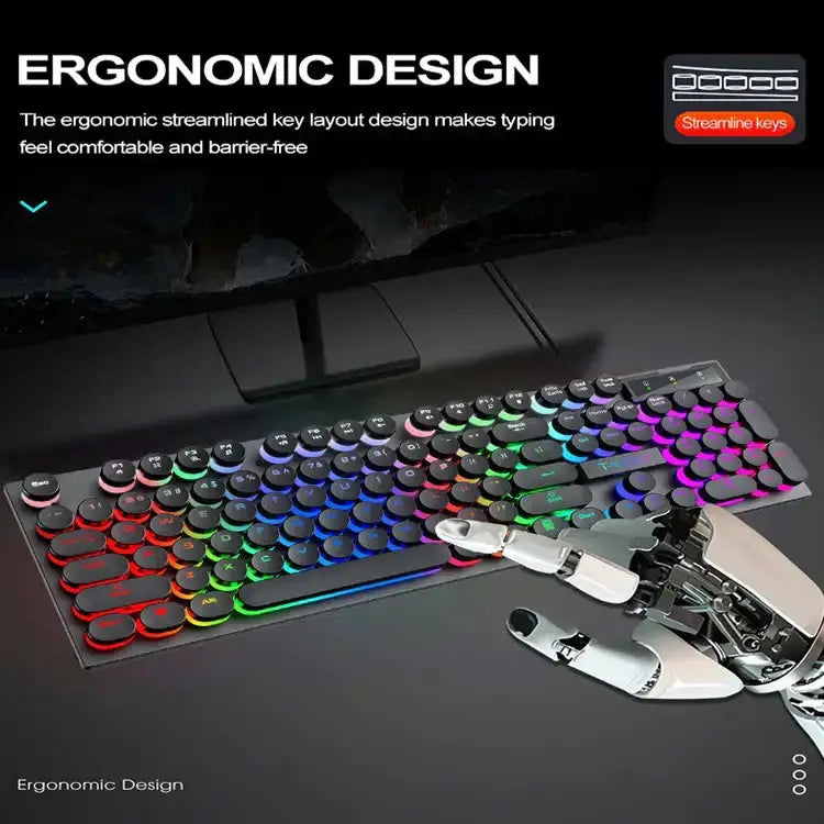 Shadow Mechanical Wired Gaming Keyboard (3 colours available) by Habicare