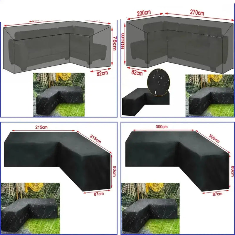 Shape Waterproof Rattan Sofa Cover (available in different sizes) by Habicare