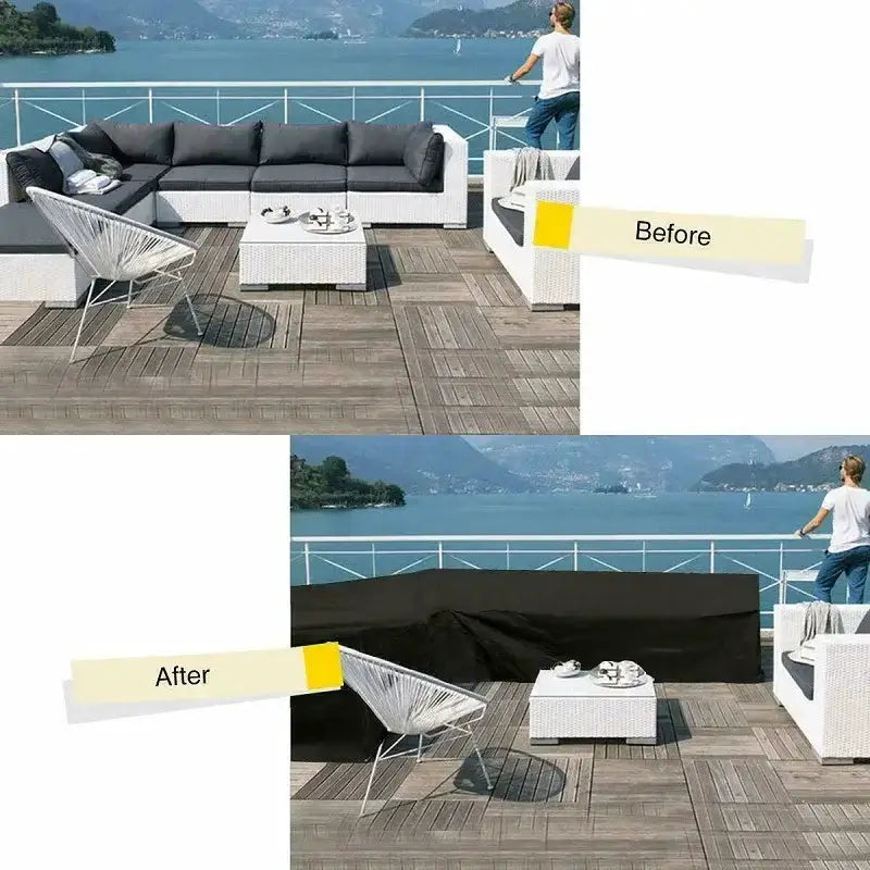Shape Waterproof Rattan Sofa Cover (available in different sizes) by Habicare