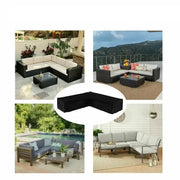 Shape Waterproof Rattan Sofa Cover (available in different sizes) by Habicare