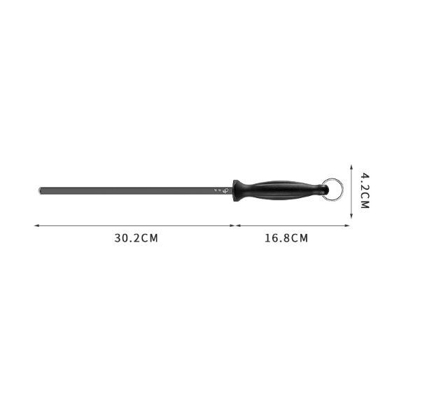 g8buynz Professional Portable High Carbon Steel Sharpening Rod Kitchen Tool Professional Portable High Carbon Steel Sharpening Rod Kitchen Tool