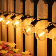 Shatterproof Solar String Lights G40 (Waterproof) with USB & Remote Control by Habicare