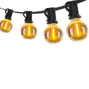 Shatterproof Solar String Lights G40 (Waterproof) with USB & Remote Control by Habicare