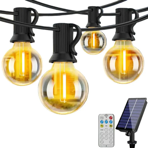 Shatterproof Solar String Lights G40 (Waterproof) with USB & Remote Control – view 1