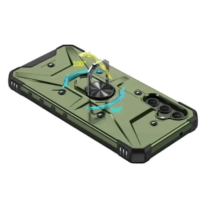 Shockproof Armor Case for Samsung Galaxy A & S Series (Green) by Habicare