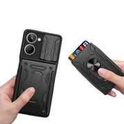 Shockproof Card Slot Case for Samsung Galaxy Note & S Series (Black) by Habicare