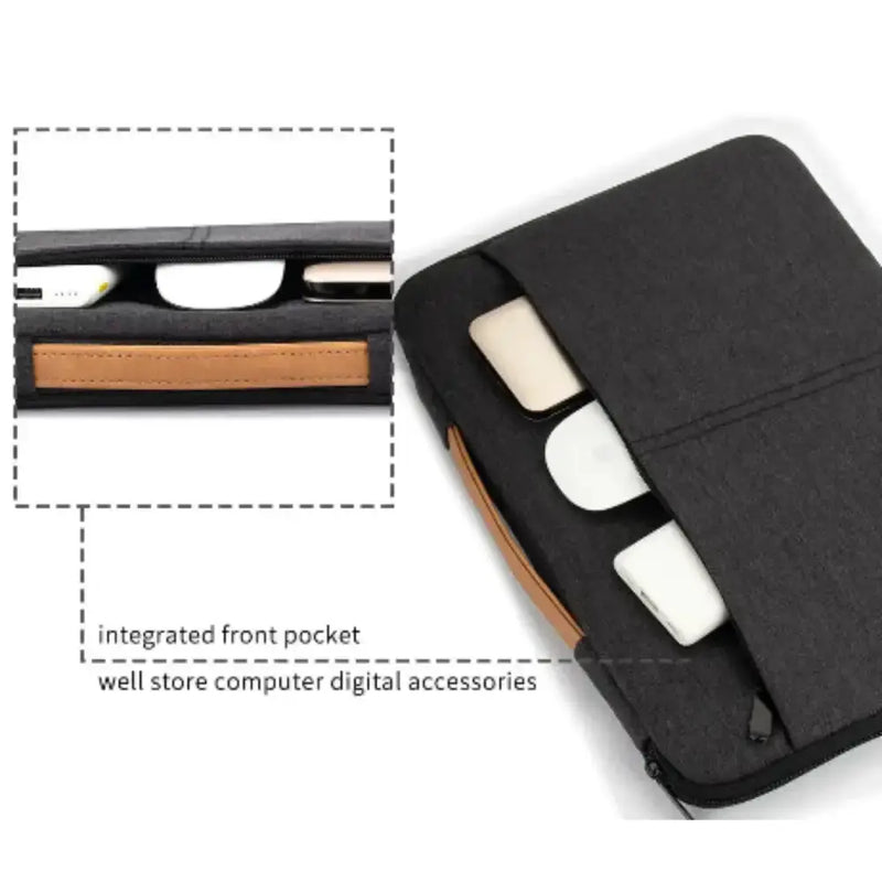 Shockproof Laptop Sleeve Bag for 14–15.6" MacBook/HP/Dell by Habicare