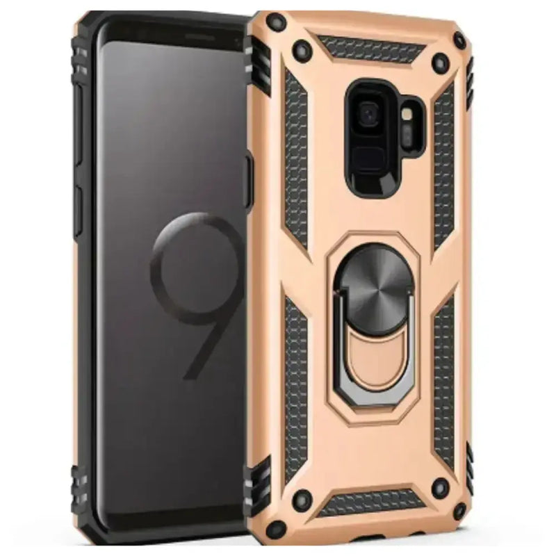 Shockproof Ring Holder Case for Samsung Galaxy Series (Gold) by Habicare